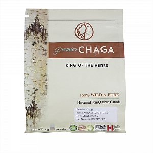 Premier Chaga Mushroom - 120g (30 teabags)