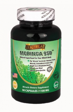 Organic Moringa 950 - 90 Capsules