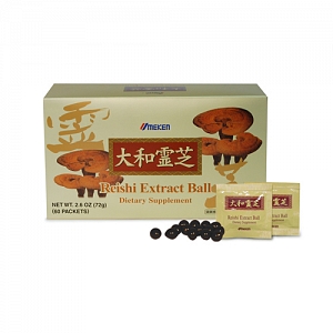 Reishi Mushroom Extract Balls - 60 Packets/ Box (2.6 oz /72g)
