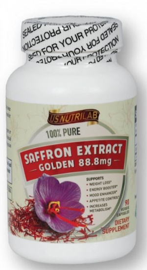 SAFFRON EXTRACT - GOLDEN 88.8mg - 90 Capsules