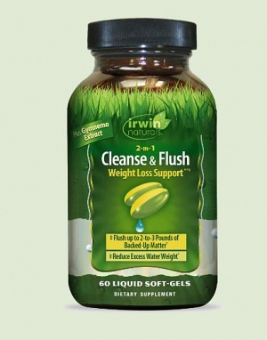 2-in-1 Cleanse & Flush Weight Loss Support - 60 Liquid Soft-Gels  
