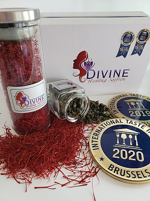 Divine Healing Saffron - 11g + Green Tea